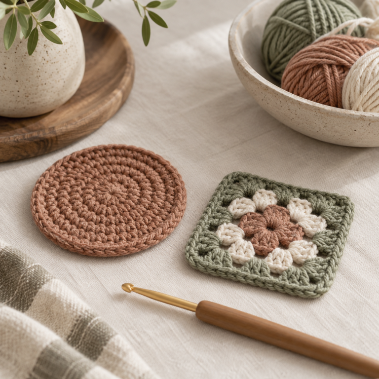 Quick and easy beginner crochet project
