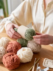 Choosing yarn and crochet supplies for beginners